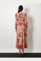 Dolce &amp; Gabbana Women's Long Silk Dress Pink, view 3