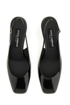 Dolce &amp; Gabbana Women's Patent Leather Slingback Black, view 5