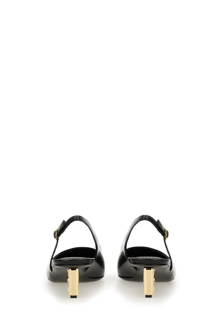Dolce &amp; Gabbana Women's Patent Leather Slingback Black, view 3