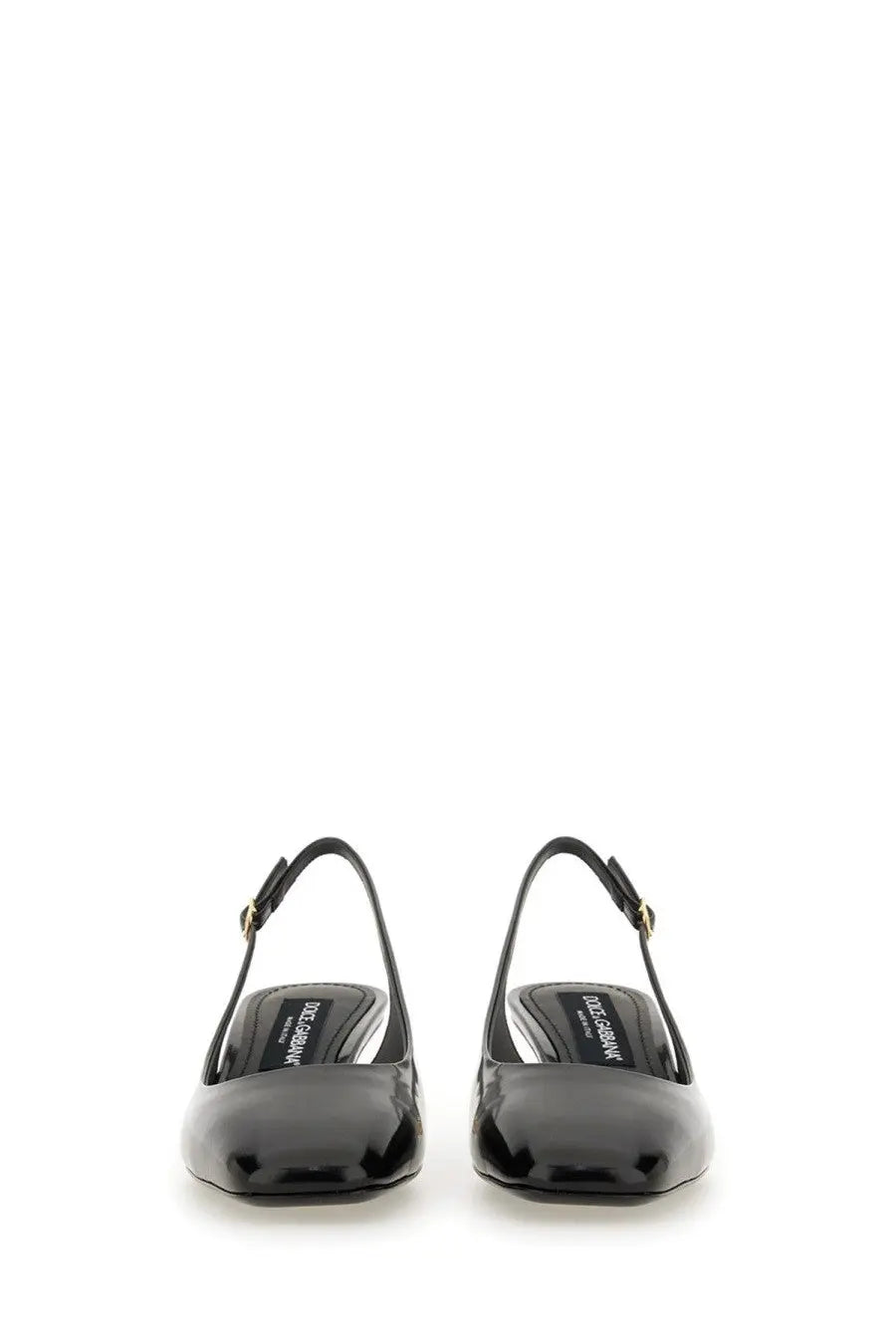 Dolce &amp; Gabbana Women's Patent Leather Slingback Black, view 4