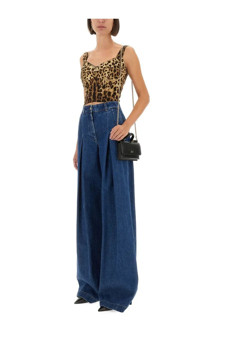 Dolce &amp; Gabbana Women's Pocket Denim Pants Blue, view 2