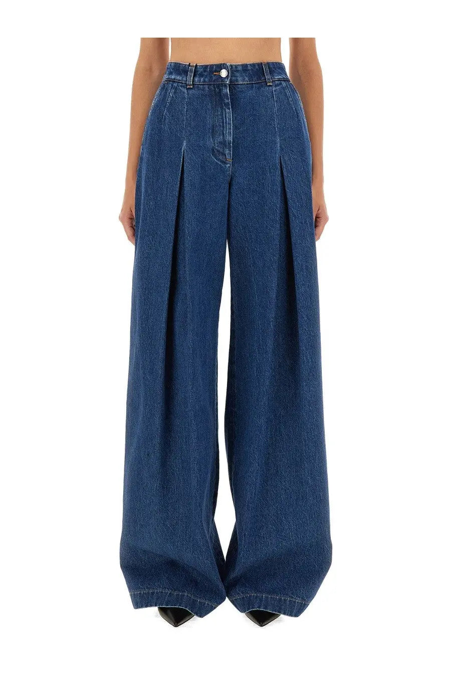 Dolce &amp; Gabbana Women's Pocket Denim Pants Blue