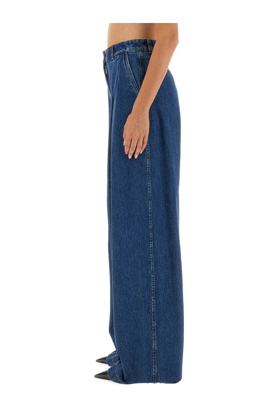 Dolce &amp; Gabbana Women's Pocket Denim Pants Blue, view 4