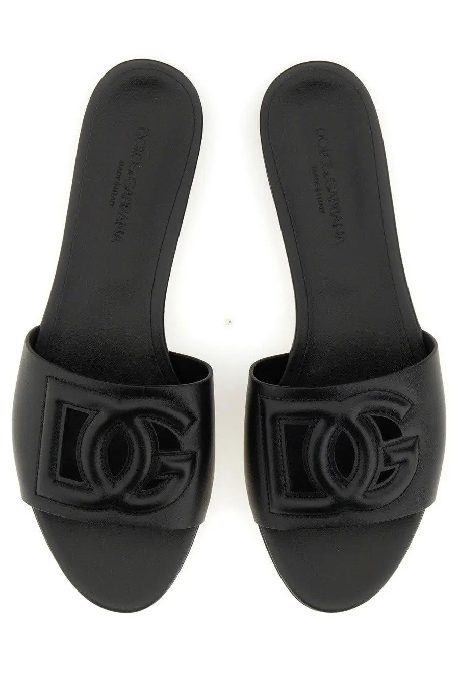 Dolce &amp; Gabbana Women's Slide Sandals Black, view 4