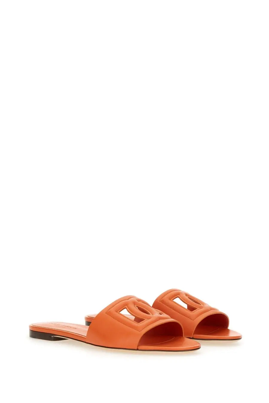 Dolce &amp; Gabbana Women's Slide Sandals Orange, view 2