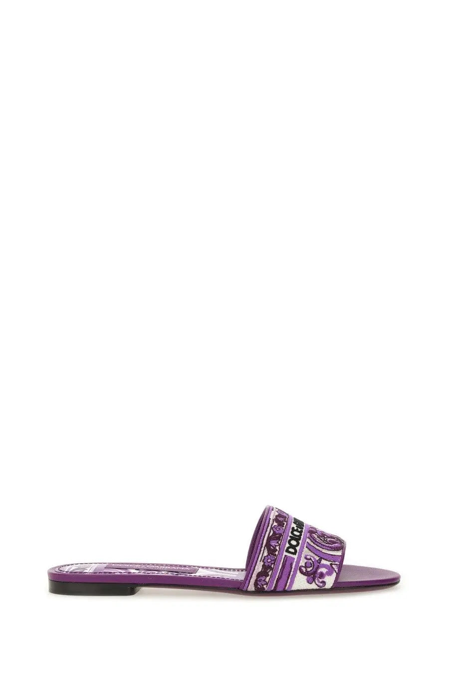Dolce &amp; Gabbana Women's Slide Sandal Purple