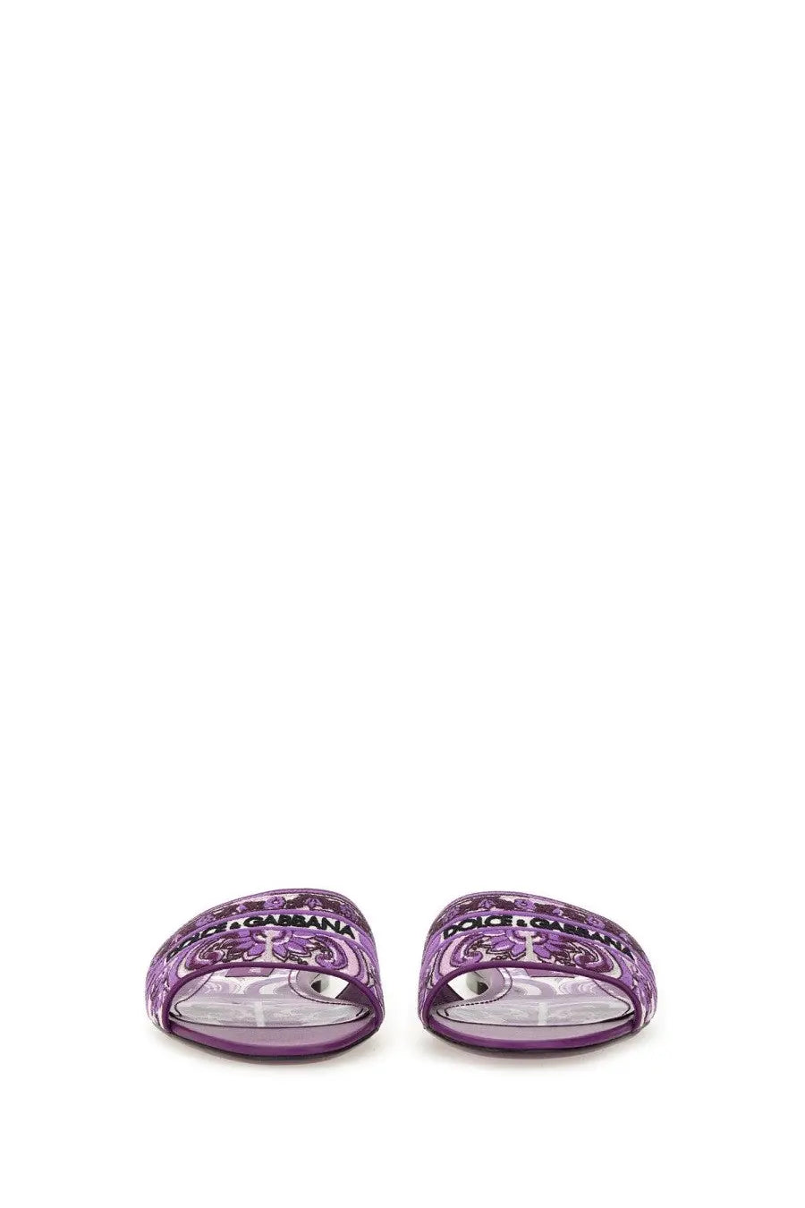Dolce &amp; Gabbana Women's Slide Sandal Purple, view 4