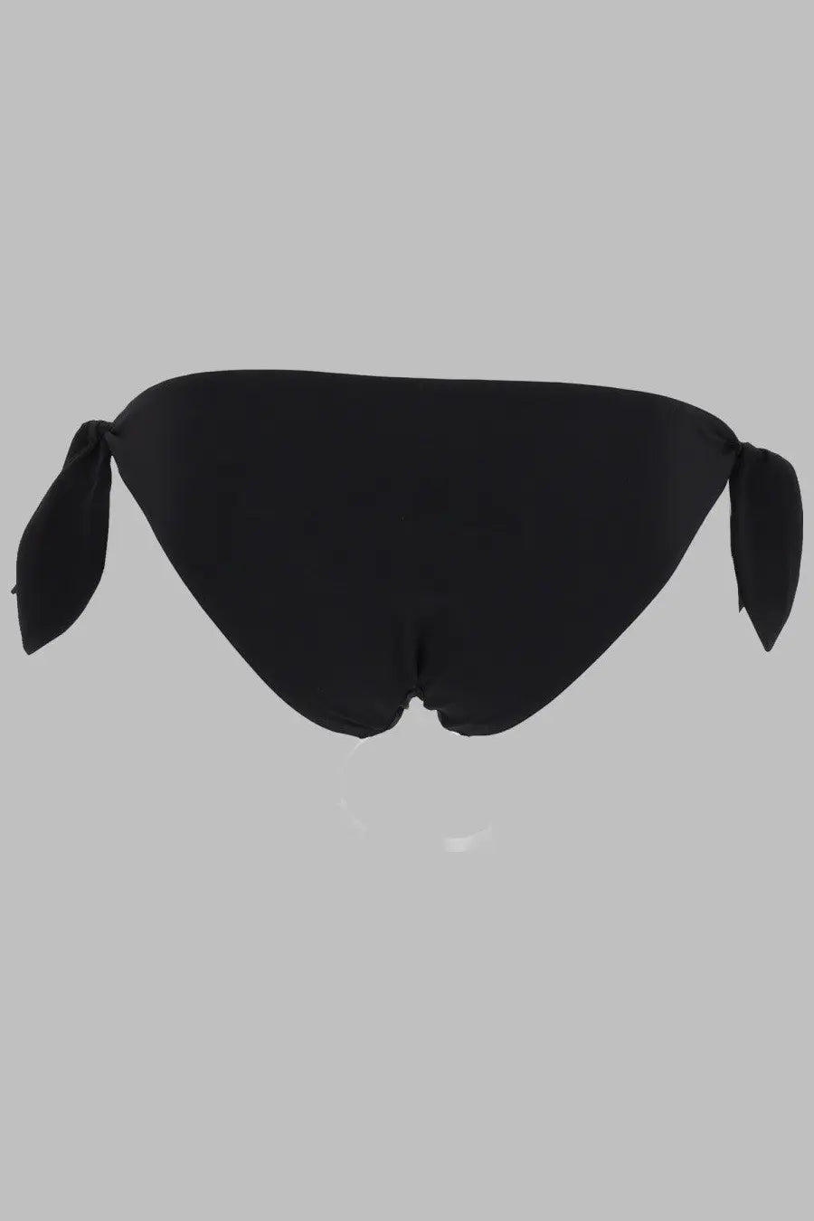 Dolce &amp; gabbana women’s slip bikini bottom in black with tie sides and smooth solid fabric finish