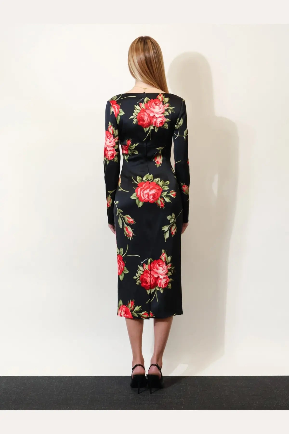 Dolce &amp; Gabbana Women's Viscose Dress Black, view 3