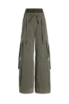 Dolce &amp; Gabbana Women's Waxed Faille Pants Green