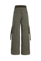 Dolce &amp; Gabbana Women's Waxed Faille Pants Green, view 2
