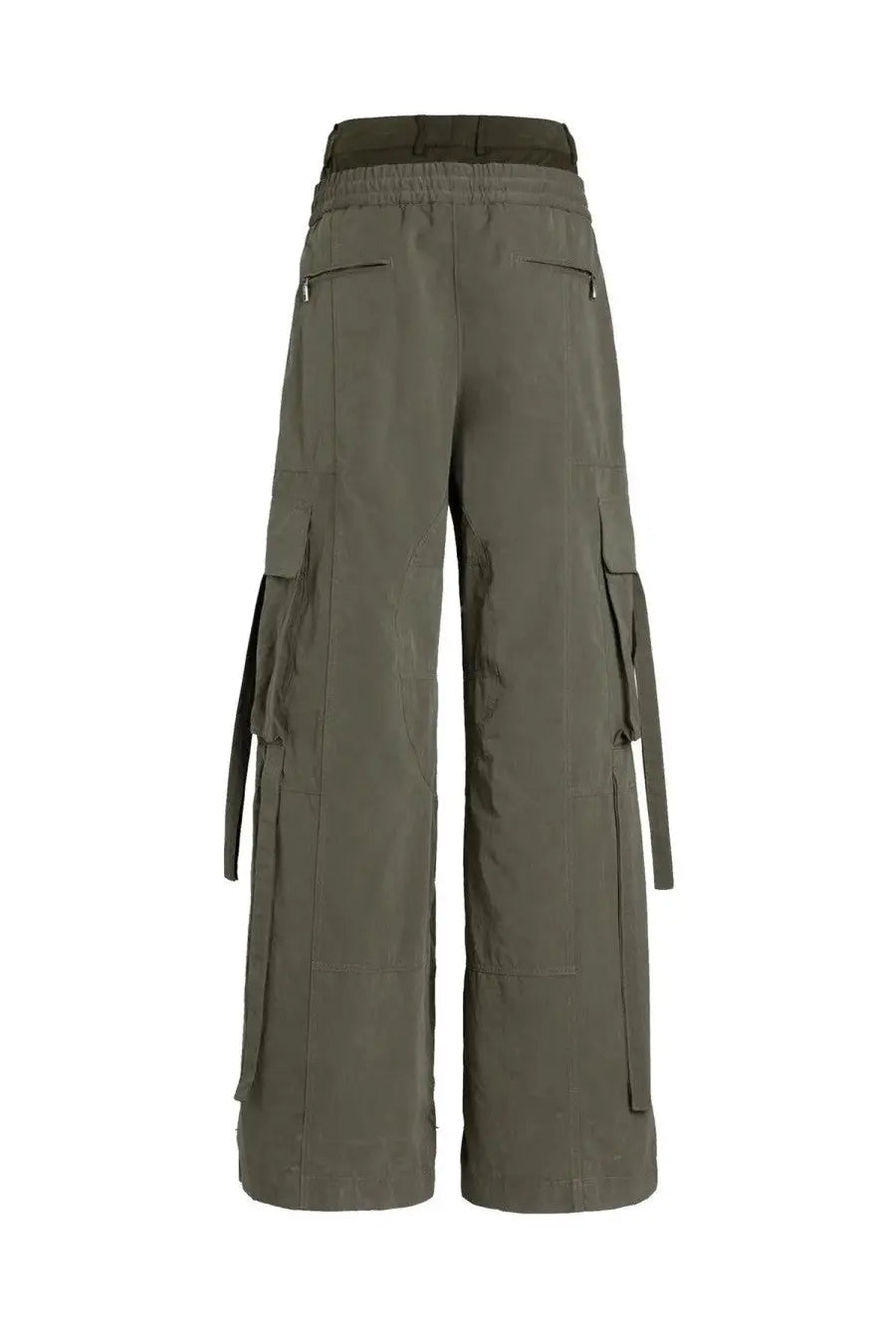 Dolce &amp; Gabbana Women's Waxed Faille Pants Green, view 2
