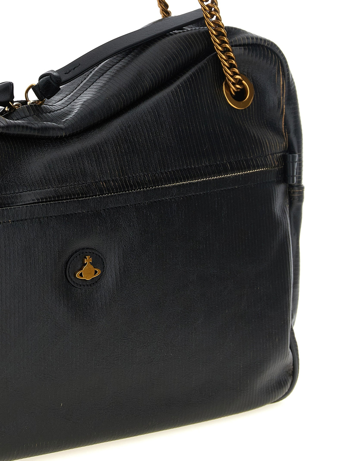 Vivienne Westwood Dolce Large Shoulder Bag Black