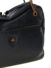 Vivienne Westwood Dolce Large Shoulder Bag Black