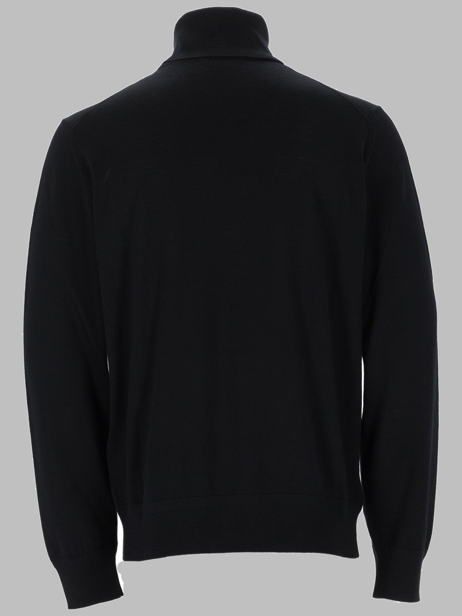 Tom Ford Men's Dolcevita in Pura Lana Maglia Fine Black