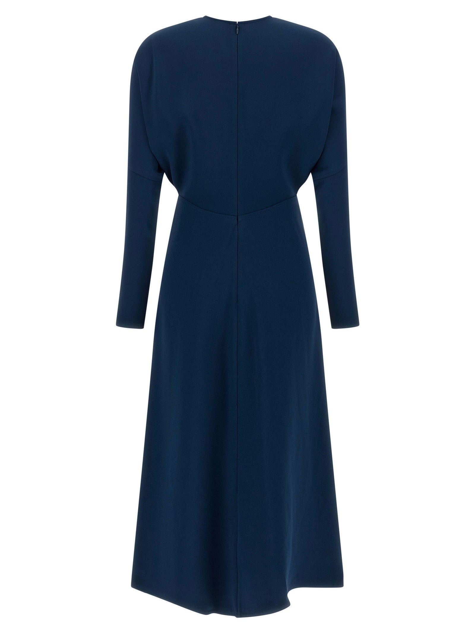 Victoria Beckham Dolman Dress Blue