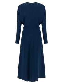 Victoria Beckham Dolman Dress Blue