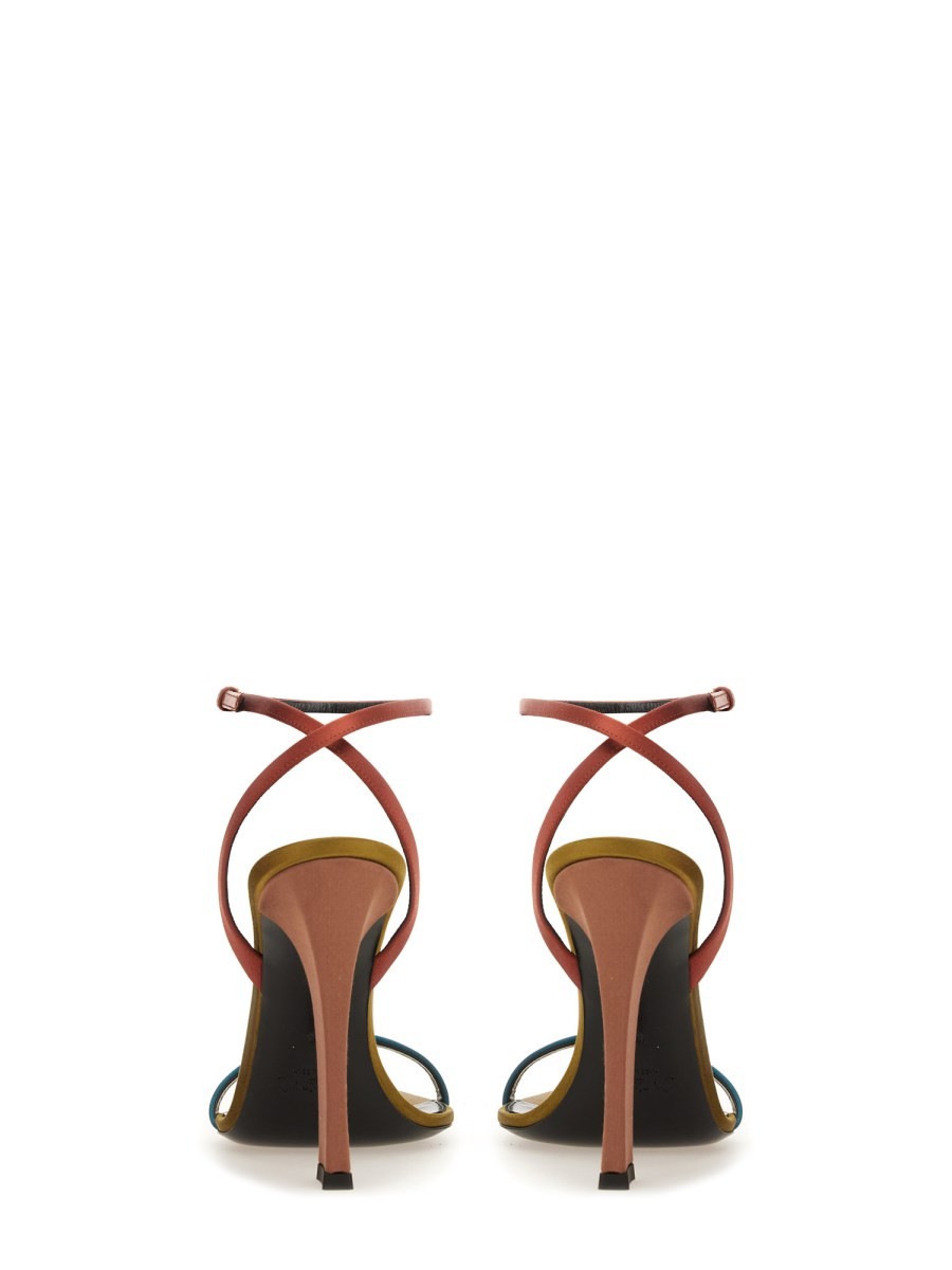 Saint Laurent Women's Dominique Sandal Multicolor