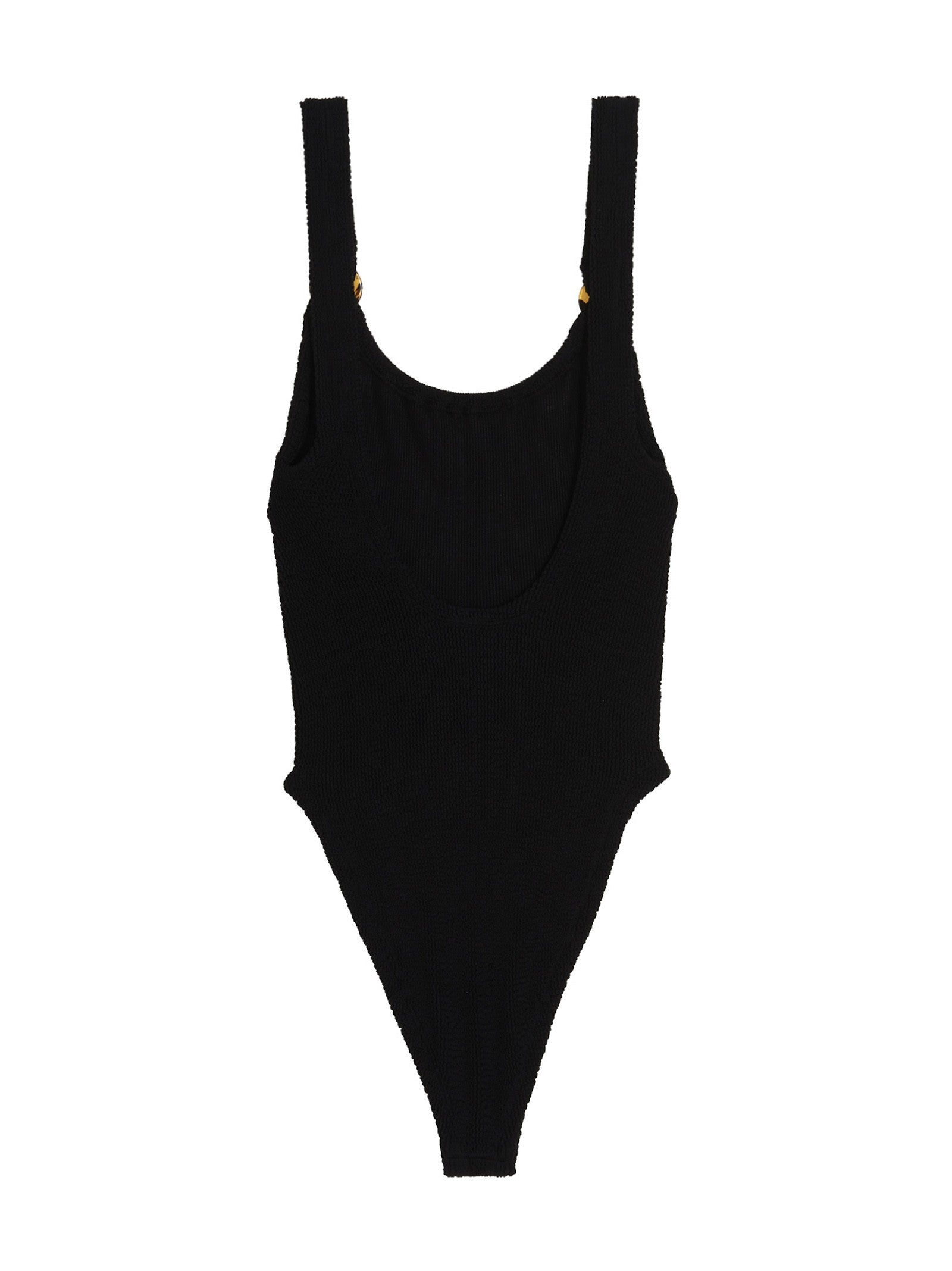 Hunza G Domino One Piece Swimsuit Black