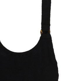 Hunza G Domino One Piece Swimsuit Black