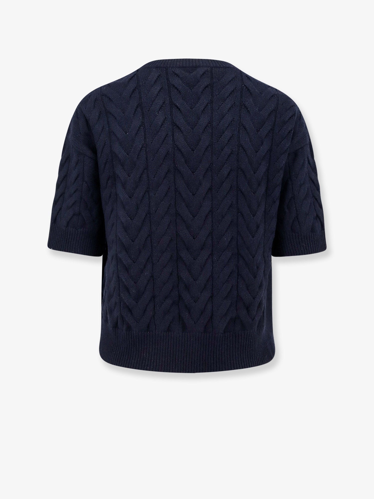 &#39;S Max Mara Dominus Wool Sweater With Cable Knit