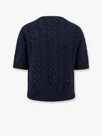 &#39;S Max Mara Dominus Wool Sweater With Cable Knit