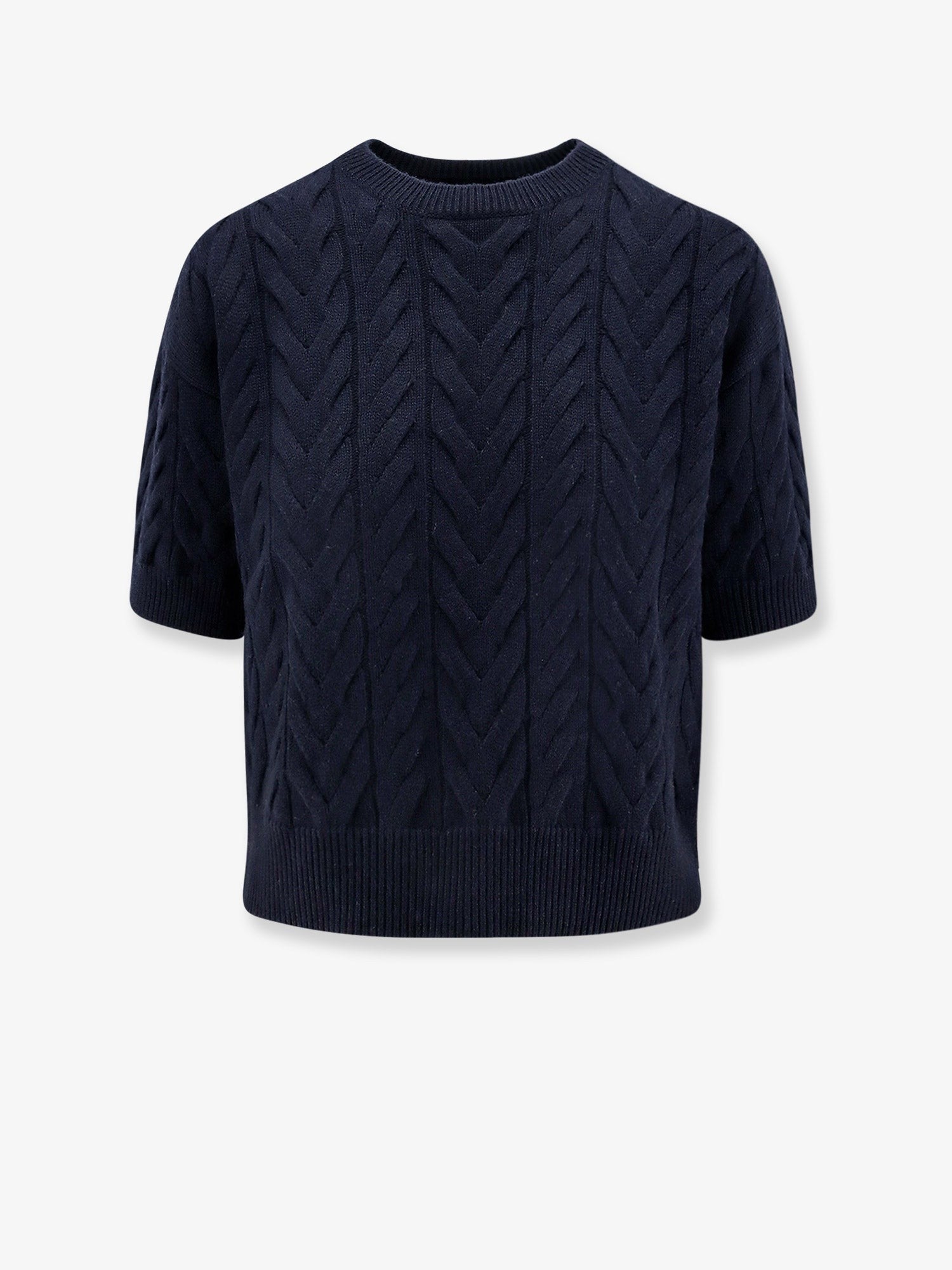 &#39;S Max Mara Dominus Wool Sweater With Cable Knit