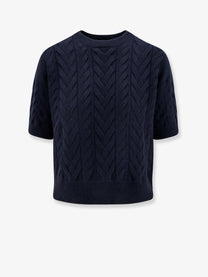 &#39;S Max Mara Dominus Wool Sweater With Cable Knit