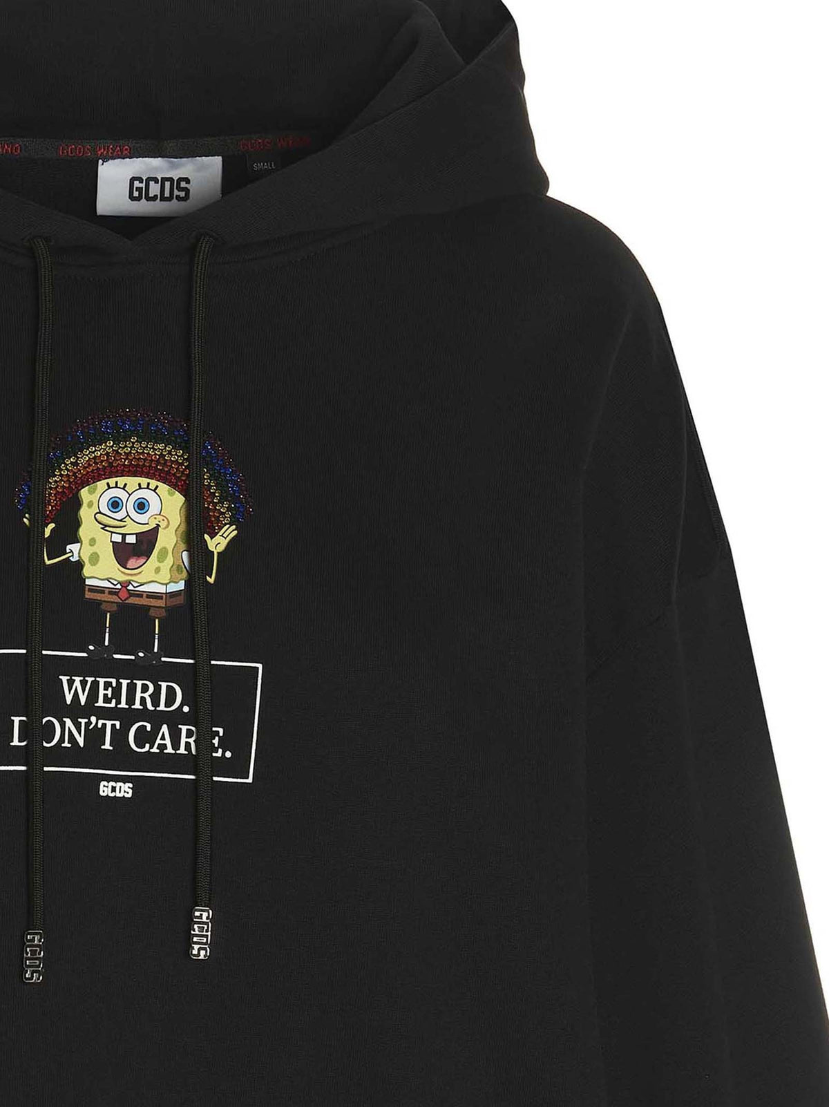 GCDS Dont Care Capsule Hoodie Black