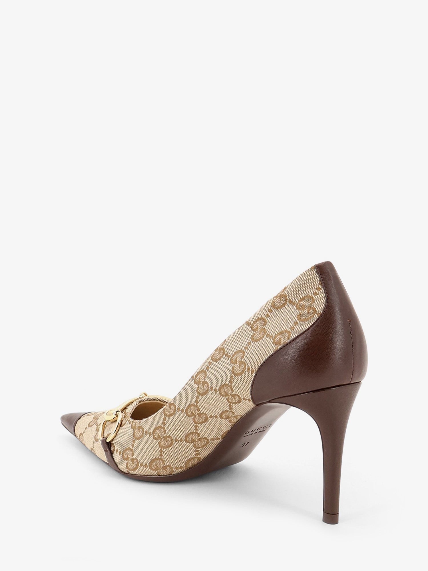 Gucci Women's Donna GG Fabric Pumps Beige