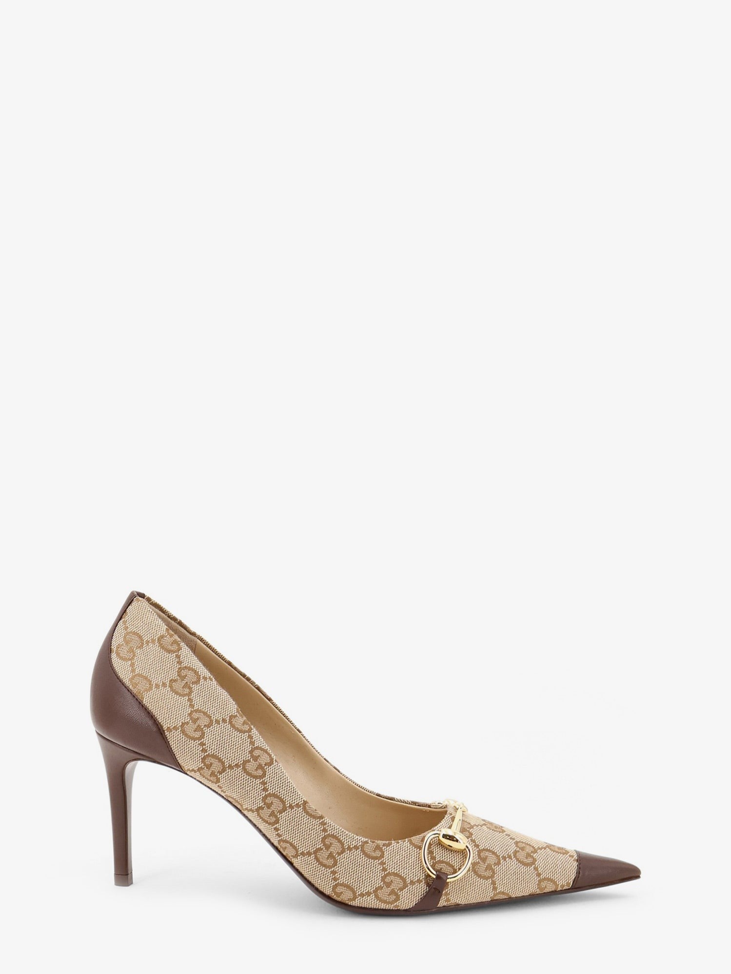 Gucci Women's Donna GG Fabric Pumps Beige