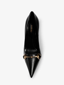 Gucci Women's Donna Leather Décolleté Black, view 4