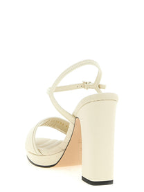 Gucci Doppia Sandals White