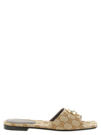 Gucci Doppia Sandals Beige