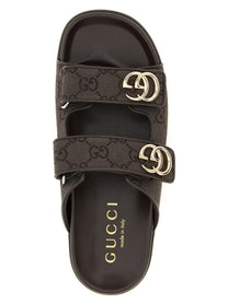 Gucci Doppia Slides Brown
