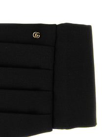 Gucci Doppia Tuxedo Headband Black