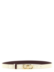 Ferragamo Doppio Gancini Reversible Belt Gold