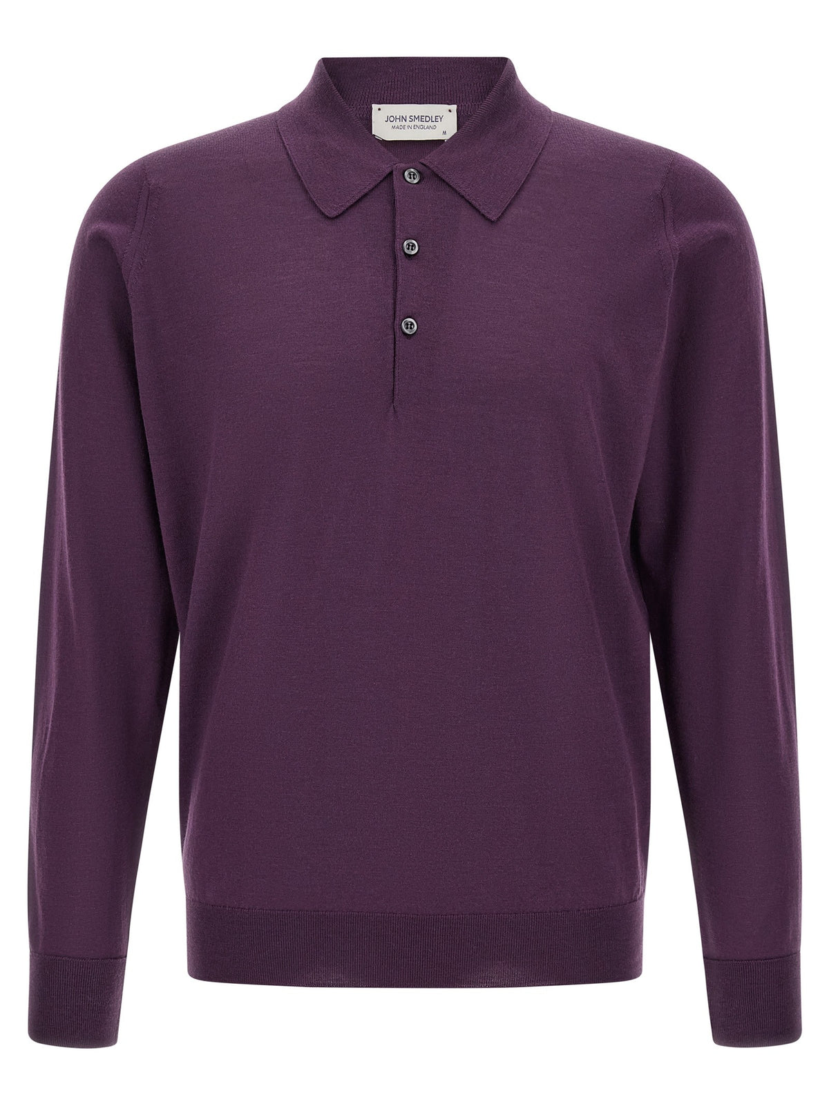 John Smedley Dorset Polo Shirt Purple