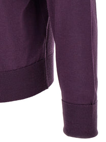 John Smedley Dorset Polo Shirt Purple, view 4