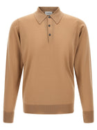 John Smedley Dorset Polo Shirt Beige