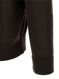 John Smedley Dorset Polo Shirt Brown, view 4