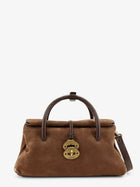 Zanellato Women's Dotta® Nubuck Crossbody Bag Brown