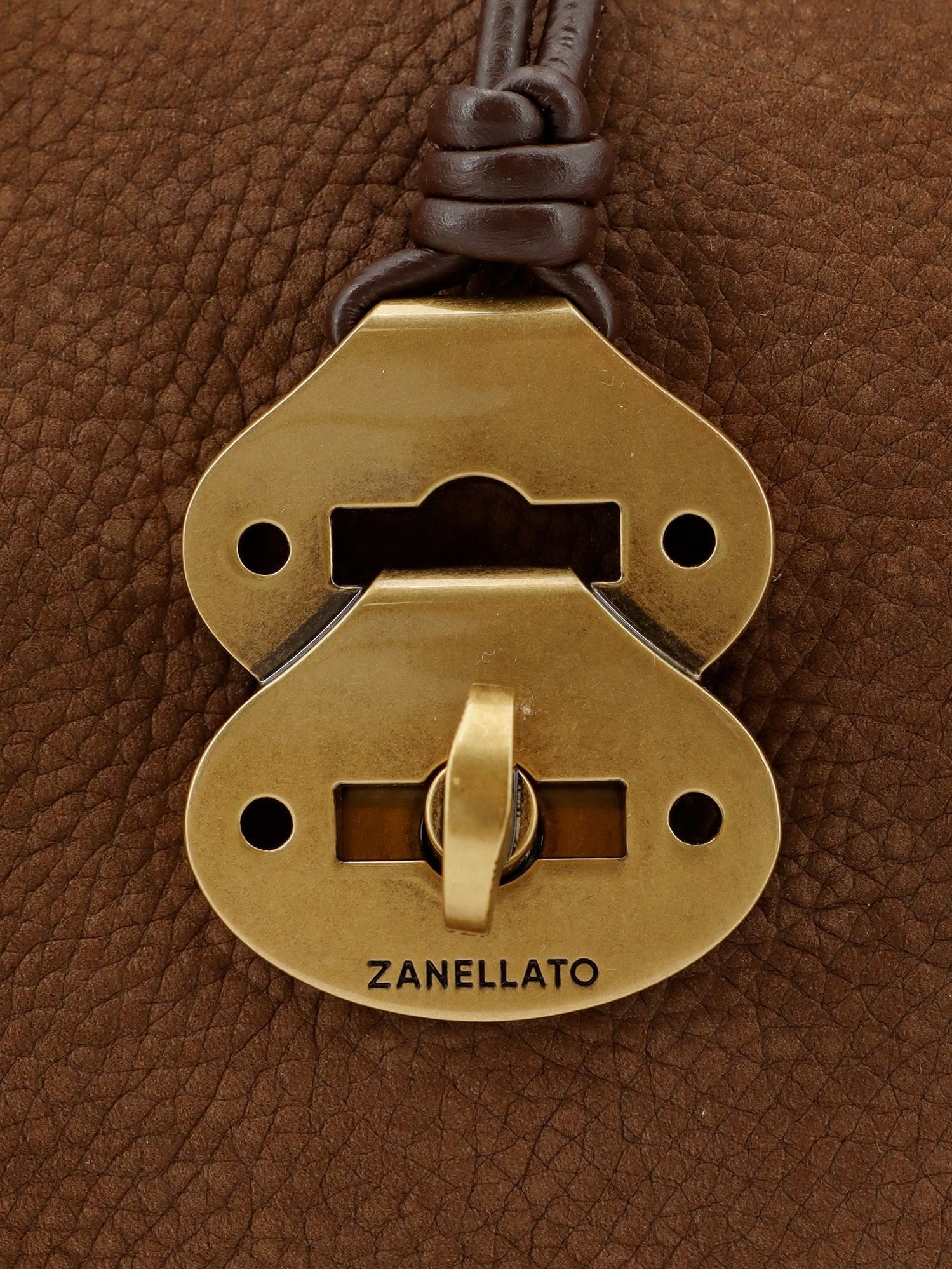 Zanellato Women's Dotta® Nubuck Crossbody Bag Brown