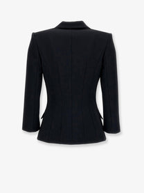 Elisabetta Franchi Women's Double Breasted Blazer Black