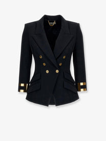 Elisabetta Franchi Women's Double Breasted Blazer Black