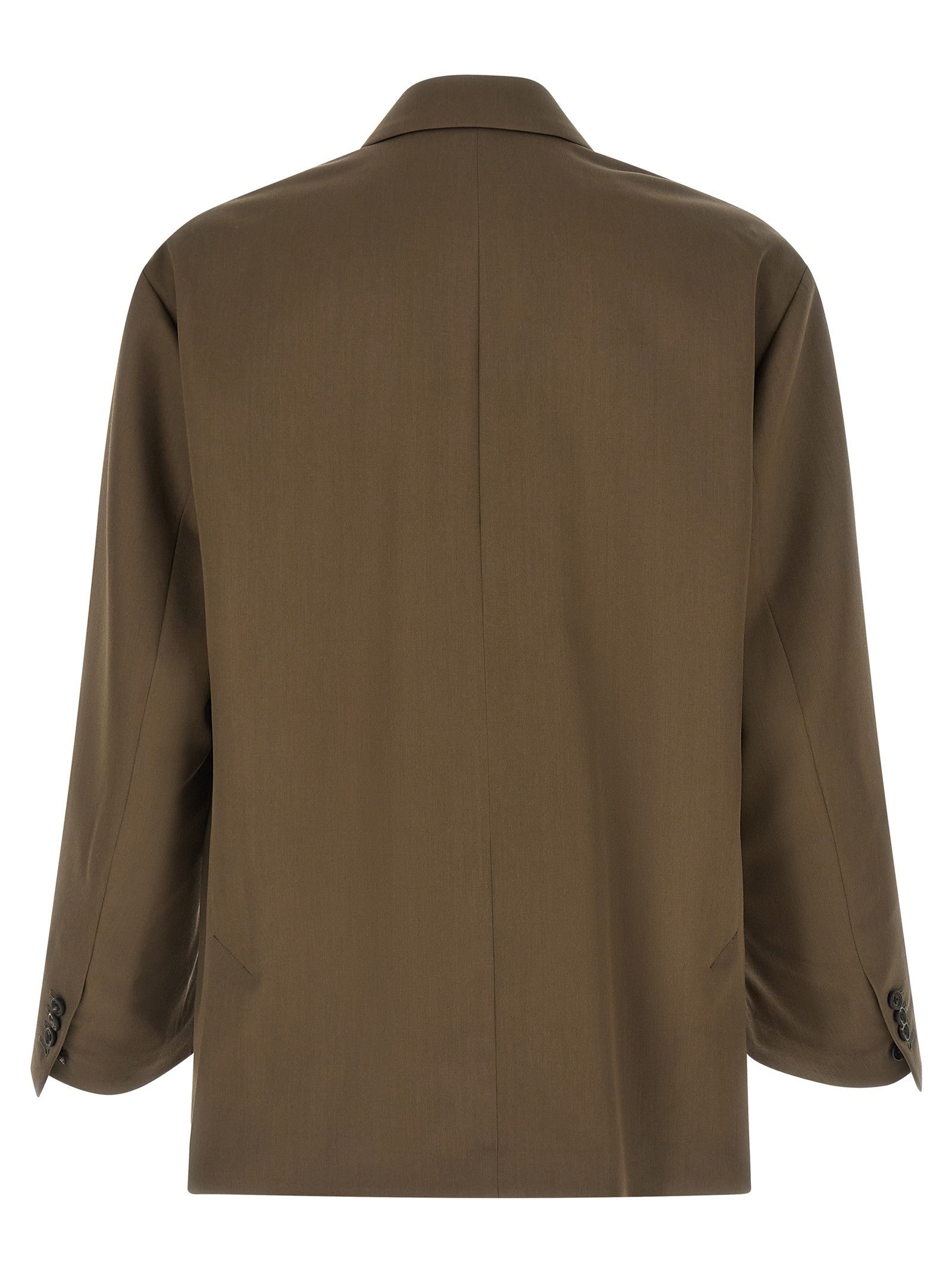 Ssstein Double Breasted Blazer Green