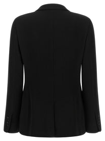 Alberto Biani Double Breasted Blazer Black