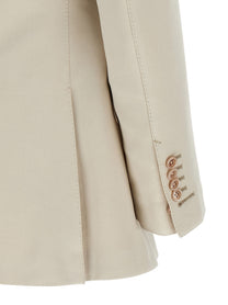 Tom Ford Double Breasted Blazer Beige