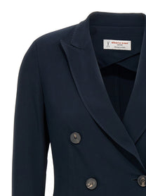 Alberto Biani Double Breasted Blazer Blue