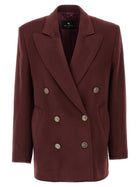 ETRO Double Breasted Blazer Red